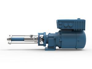 Metering progressive cavity pump with drawbar and transducer